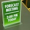 Nudell Stand-Up Sign Holder, 8-1/2"x11", Plastic, Clear NUD38020Z - alternate 2